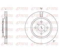 2x Brake disc Front Axle Vented 61538.10 REMSA for SUZUKI SWIFT III
