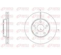 2x Brake disc Front Axle Vented 61539.10 REMSA for TOYOTA COROLLA Saloon