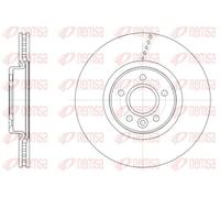 2x Brake disc Front Axle Vented 61542.10 REMSA for VOLVO V40 Cross Country
