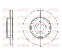 2x Brake disc Front Axle Vented 61549.10 REMSA for BMW 7 5 5 Touring