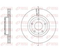 2x Brake disc Front Axle Vented 61574.10 REMSA for MAZDA 3 3 Saloon CX-3