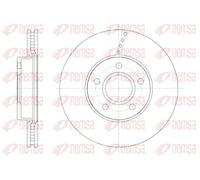 2x Brake disc Front Axle Vented 61588.10 REMSA for VOLVO V40 Cross Country