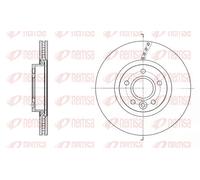 2x Brake disc Front Axle Vented 61589.10 REMSA for VOLVO V40 Cross Country