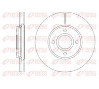 2x Brake disc Front Axle Vented 61601.10 REMSA for FORD ECOSPORT