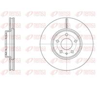 2x Brake disc Front Axle Vented 61605.10 REMSA for FORD MONDEO V Saloon