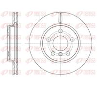 2x Brake disc Front Axle Vented 61617.10 REMSA for BMW 2 Active Tourer