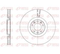2x Brake disc Front Axle Vented 61629.10 REMSA for PEUGEOT RCZ