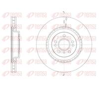 REMSA FRONT 2 X BRAKE DISC 6163410 FOR MERCEDES-BENZ