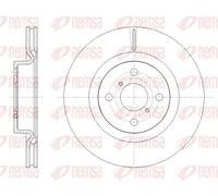 2x Brake disc Front Axle Vented 61656.10 REMSA for TOYOTA YARIS/VITZ