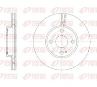 2x Brake disc Front Axle Vented 61659.10 REMSA for MAZDA 2 Hatchback MX-5 IV