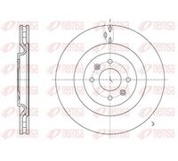 2x Brake disc Front Axle Vented 61667.10 REMSA for CITROËN DS3 DS3 Convertible