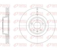 2x Brake disc Front Axle Vented 61670.10 REMSA for AUDI A6 Allroad C7