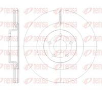2x Brake disc Front Axle Vented 62114.10 REMSA for FORD FOCUS III