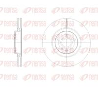 2x Brake disc Front Axle Vented 62129.10 REMSA for VOLVO LYNK & CO