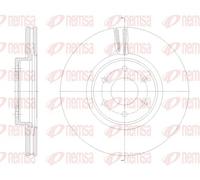 2x Brake disc Front Axle Vented 62136.10 REMSA for MERCEDES-BENZ X-CLASS