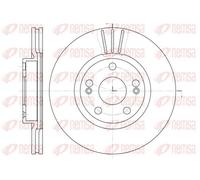 2x Brake disc Front Axle Vented 6301.10 REMSA for RENAULT SAFRANE LAGUNA I