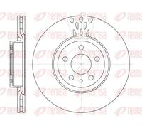 2x Brake disc Front Axle Vented 6316.10 REMSA for ALFA ROMEO FIAT LANCIA