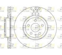 2x Brake disc Front Axle Vented 6316.10 ROADHOUSE for ALFA ROMEO FIAT LANCIA