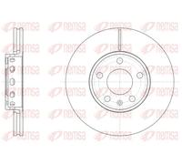 2x Brake disc Front Axle Vented 6328.10 REMSA for AUDI VW SKODA SEAT