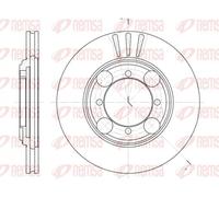 2x Brake disc Front Axle Vented 6375.10 REMSA for HYUNDAI NISSAN