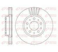 REMSA FRONT 2 X BRAKE DISC 641010 FOR VOLVO