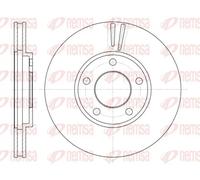 2x Brake disc Front Axle Vented 6419.10 REMSA for CHRYSLER DODGE