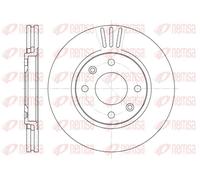 2x Brake disc Front Axle Vented 6449.10 REMSA for PEUGEOT 406 406 Estate