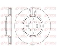 REMSA FRONT 2 X BRAKE DISC 646910 FOR FORD