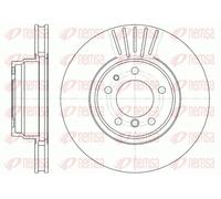 2x Brake disc Front Axle Vented 6509.10 REMSA for BMW 7