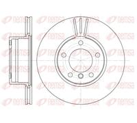 2x Brake disc Front Axle Vented 6514.10 REMSA for BMW 5 5 Touring