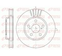2x Brake disc Front Axle Vented 6541.10 REMSA for TOYOTA CARINA E VI Saloon