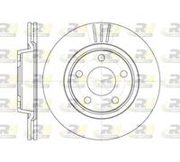 2x Brake disc Front Axle Vented 6548.10 ROADHOUSE for AUDI VW SEAT