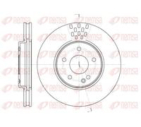 2x Brake disc Front Axle Vented 6556.10 REMSA for MERCEDES-BENZ CHRYSLER