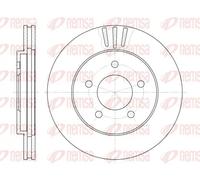 2x Brake disc Front Axle Vented 6564.10 REMSA for TOYOTA CHRYSLER DODGE PLYMOUTH