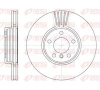 2x Brake disc Front Axle Vented 6600.10 REMSA for BMW X5 X3