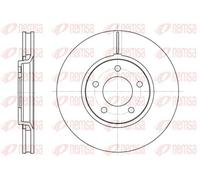 2x Brake disc Front Axle Vented 6602.10 REMSA for CHRYSLER JEEP DODGE