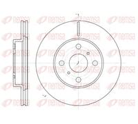 2x Brake disc Front Axle Vented 6635.10 REMSA for TOYOTA BMW