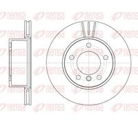 2x Brake disc Front Axle Vented 6651.10 REMSA for BMW 1 1 Convertible