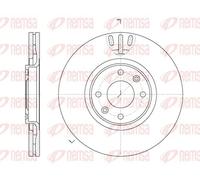 2x Brake disc Front Axle Vented 6657.10 REMSA for CITROËN PEUGEOT