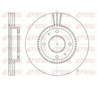 REMSA FRONT 2 X BRAKE DISC 666810 FOR HYUNDAI KIA