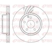 2x Brake disc Front Axle Vented 6677.10 REMSA for MERCEDES-BENZ E-CLASS CLS
