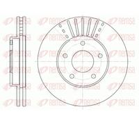2x Brake disc Front Axle Vented 6681.10 REMSA for NISSAN ALMERA TINO X-TRAIL I