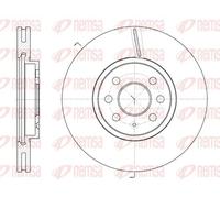 2x Brake disc Front Axle Vented 6685.10 REMSA for OPEL MERIVA A MPV ASTRA H
