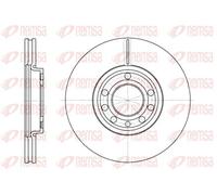2x Brake disc Front Axle Vented 6689.10 REMSA for SAAB OPEL FIAT CADILLAC