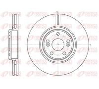 2x Brake disc Front Axle Vented 6694.10 REMSA for RENAULT LAGUNA II ESPACE Mk IV
