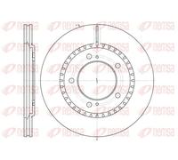 2x Brake disc Front Axle Vented 6699.10 REMSA for SUZUKI GRAND VITARA I