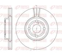 REMSA 2 X BRAKE DISC 670310 FOR TOYOTA
