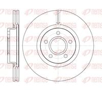 REMSA FRONT 2 X BRAKE DISC 671110 FOR FORD VOLVO LAND ROVER