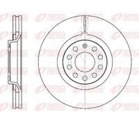 2x Brake disc Front Axle Vented 6730.10 REMSA for AUDI VW SEAT