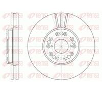 2x Brake disc Front Axle Vented 6793.10 REMSA for LEXUS LS GS IS I IS SportCross